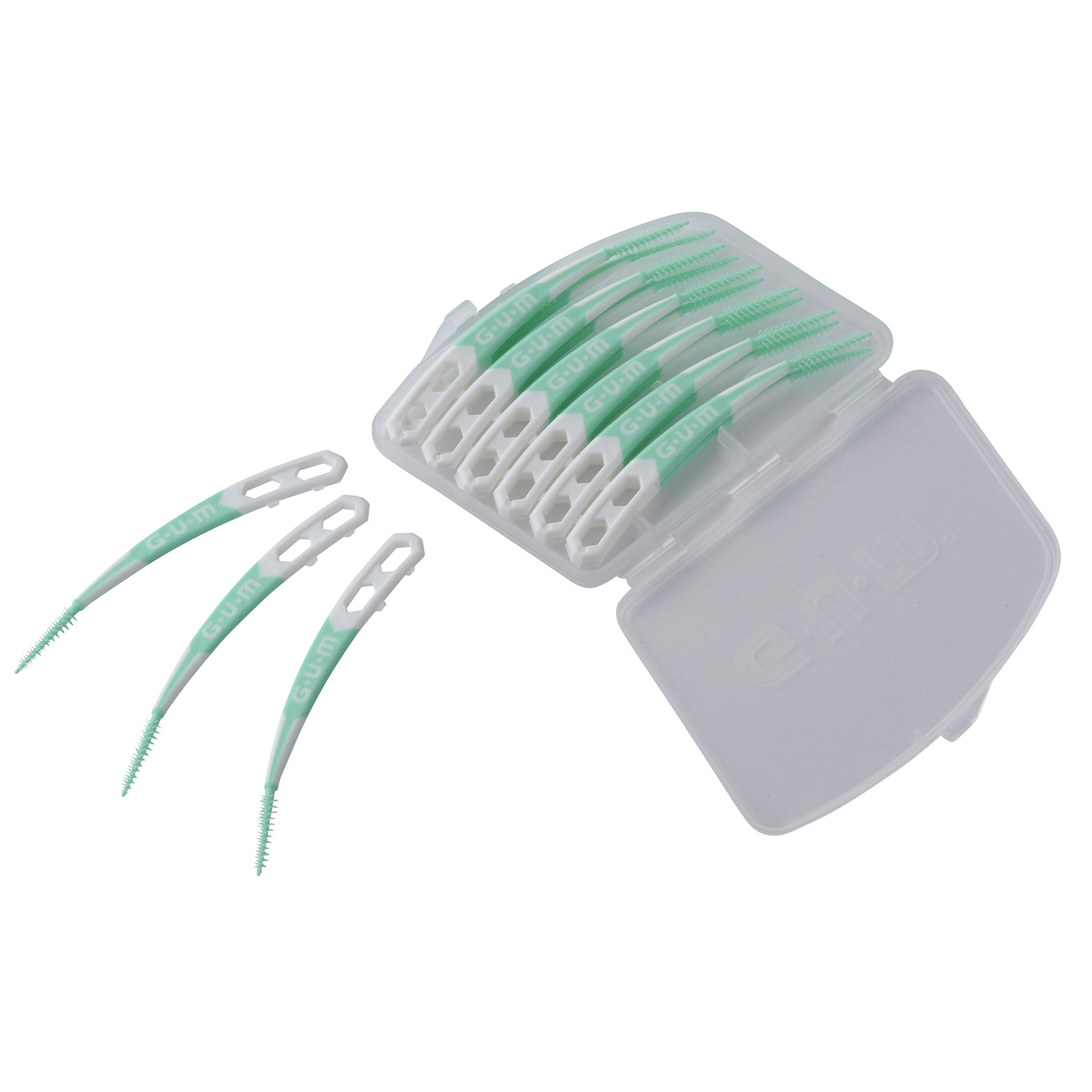 GUM - SOFT-PICKS Pro Μεσοδόντιες Οδοντογλυφίδες Medium (πράσινο) - 30τμχ
